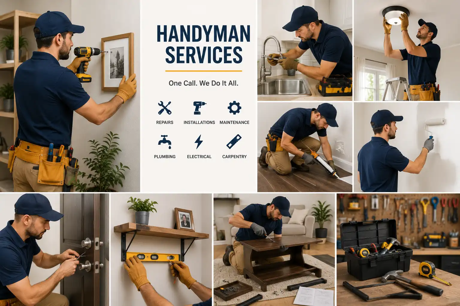 Handyman at work