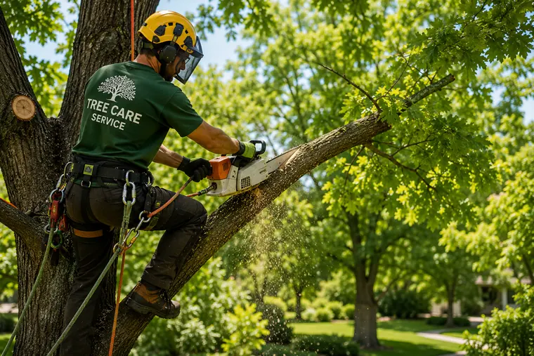 Tree service professional